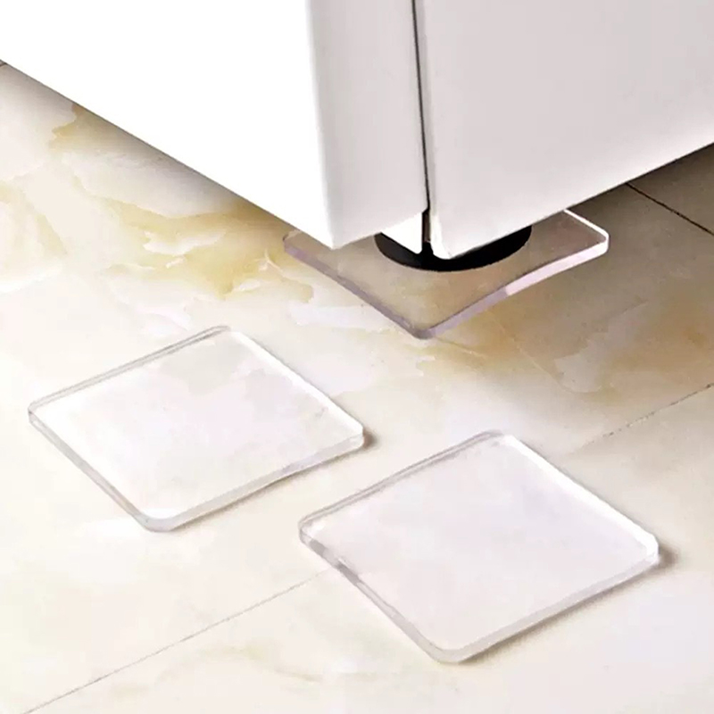 Jet Home Bathroom Mats - Alfombrilla antideslizante antivibración para lavadora, almohadilla