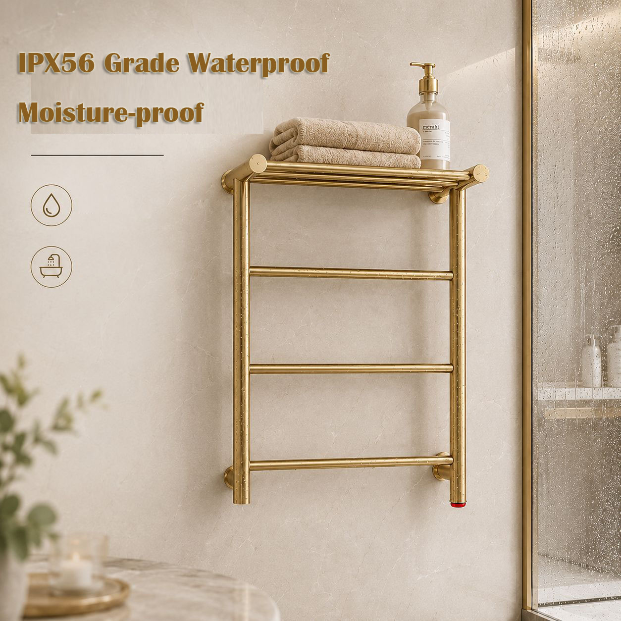 Home Bathroom Shelf - Nuevo Calentador de Toallas Eléctrico de