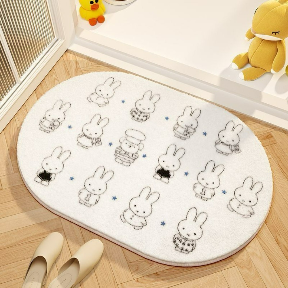 Home Edit Bathroom - Alfombra de suelo con dibujos de