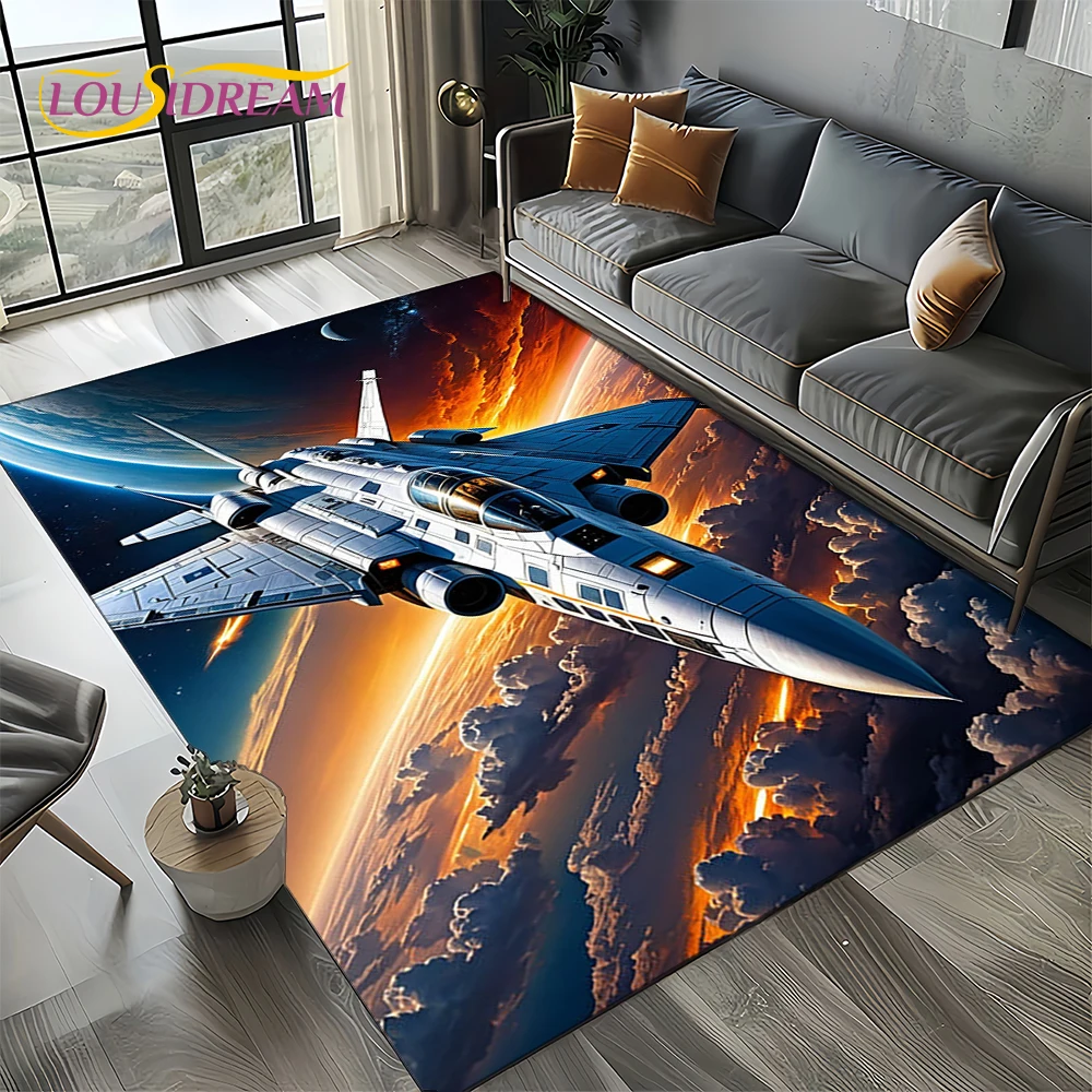 Jet Home Bathroom Mats - Alfombra de dibujos animados con diseño