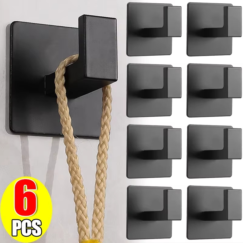 Robe Hook Adhesive - Ganchos de pared autoadhesivos fuertes, bolsa