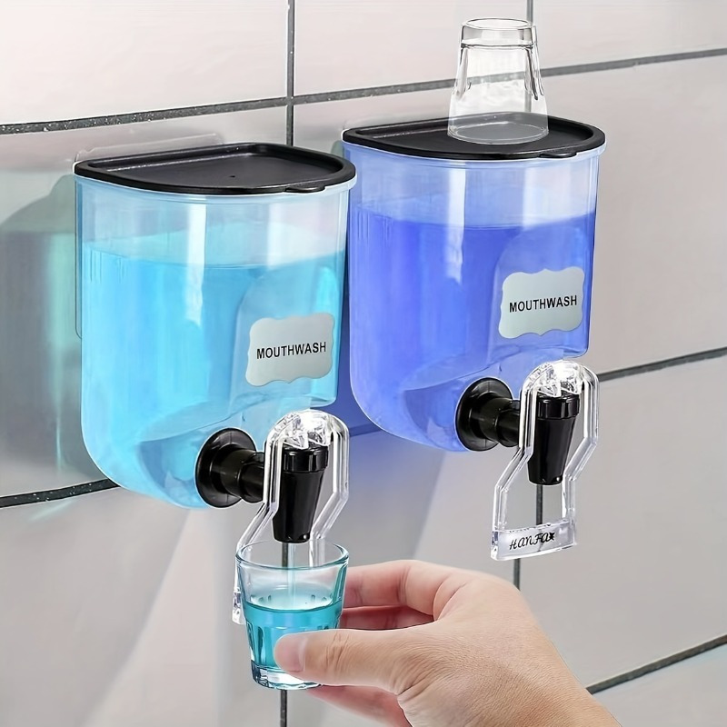 Home Bathroom Accessories - Dispensador de enjuague bucal de 600