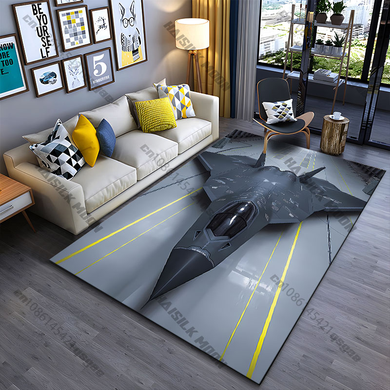 Jet Home Bathroom Mats - Alfombra de yoga con diseño de
