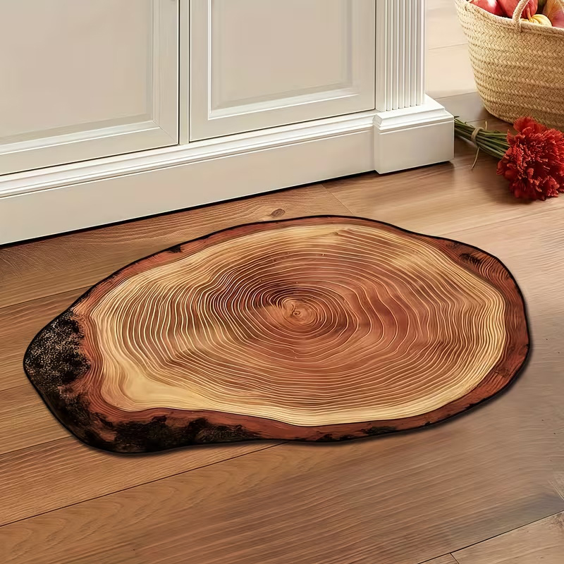 Jet Home Bathroom Mats - Alfombra de baño con textura de