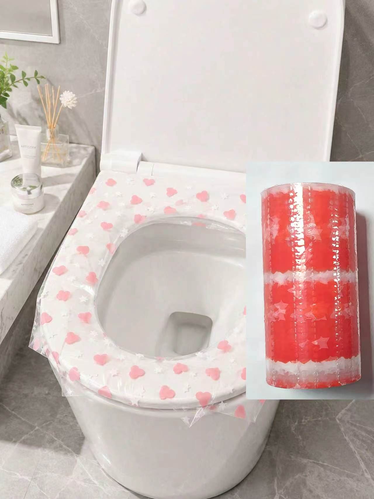 Home Bathroom Accessories - 133 piezas/rollo de fundas desechables para
