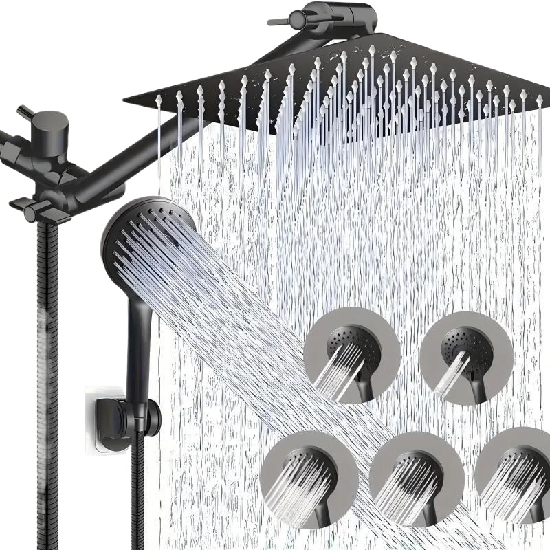 Shower Head Rain - Combo de Cabezal de Ducha de