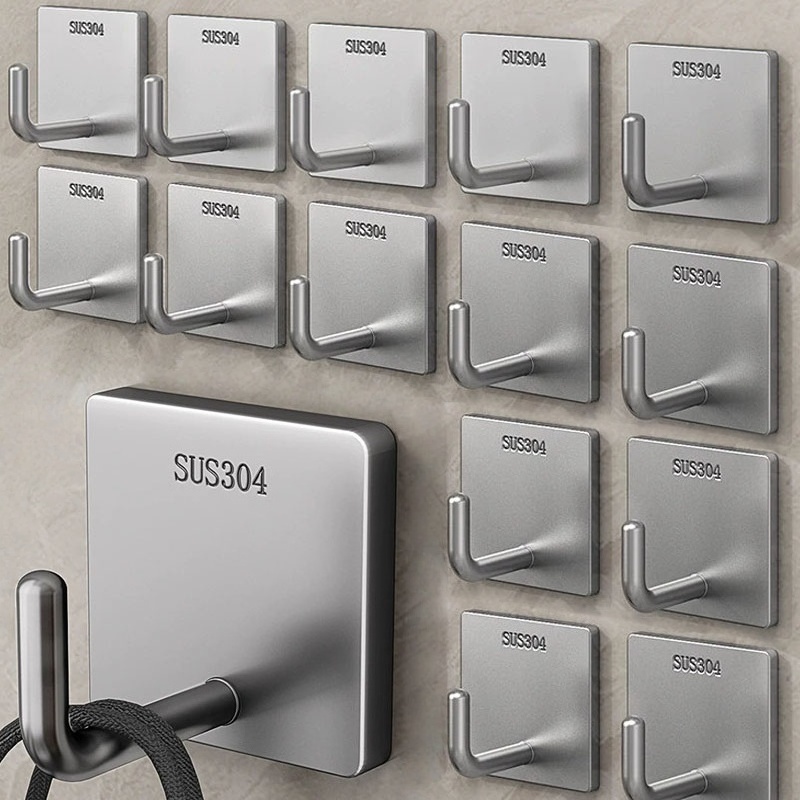 Robe Hook Adhesive - Ganchos autoadhesivos para toallas, ganchos de