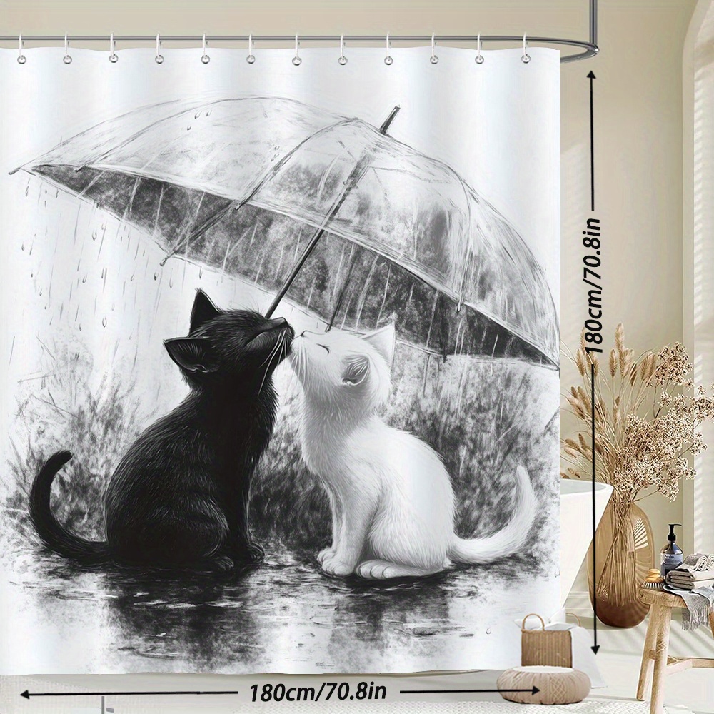 Cortina de Ducha Impermeable p - Home Bathroom Tiles Design reseña y precio