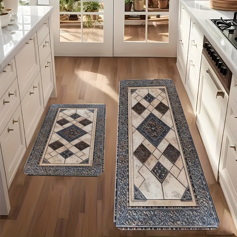 Alfombra de suelo para cocina, - Home Bathroom Tiles Design reseña y precio