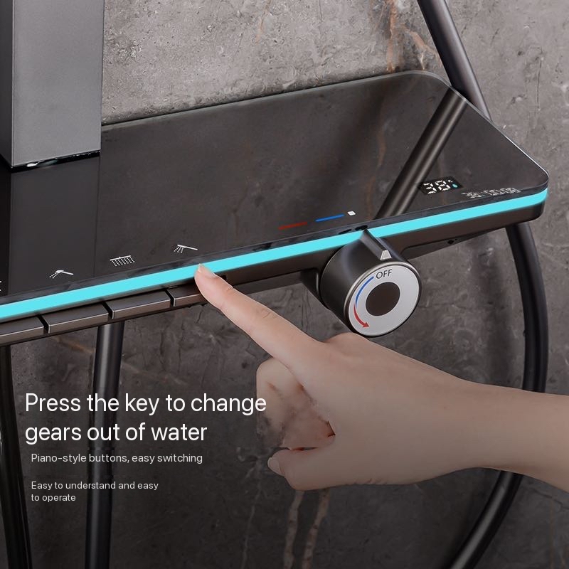 Juego de Ducha Completo con Lu - Shower Head Rain reseña y precio
