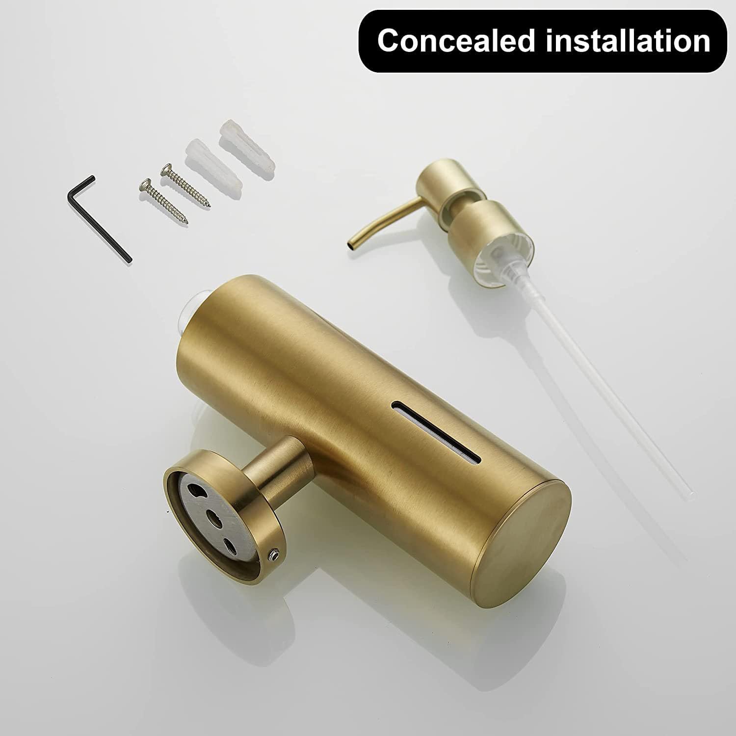 Dispensador de jabón individua - Home Bathroom Wall Soap Dispenser reseña y precio
