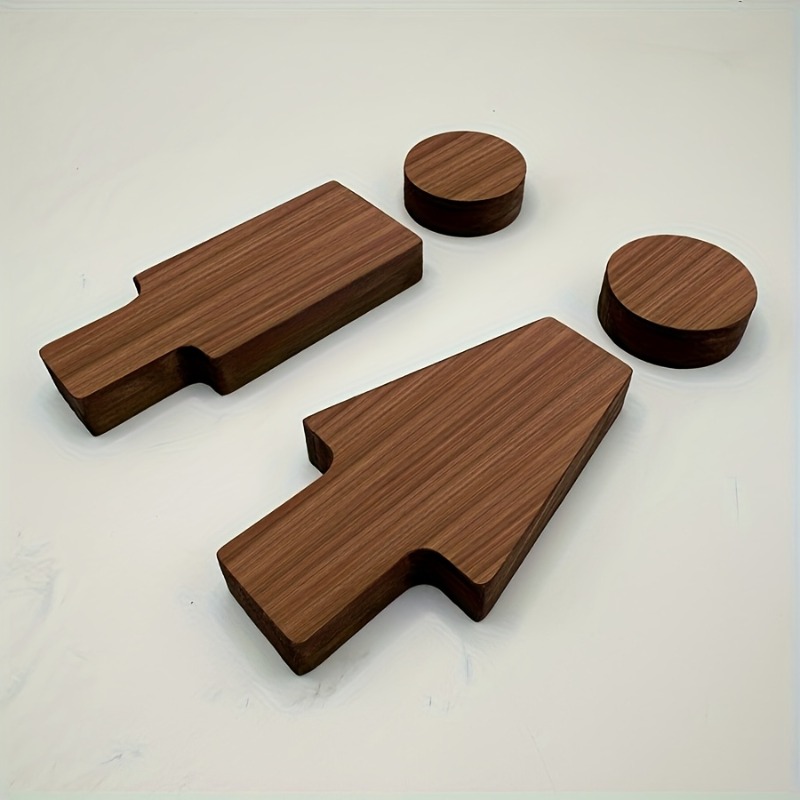 Letrero de baño de madera para - Home Bathroom Accessories reseña y precio