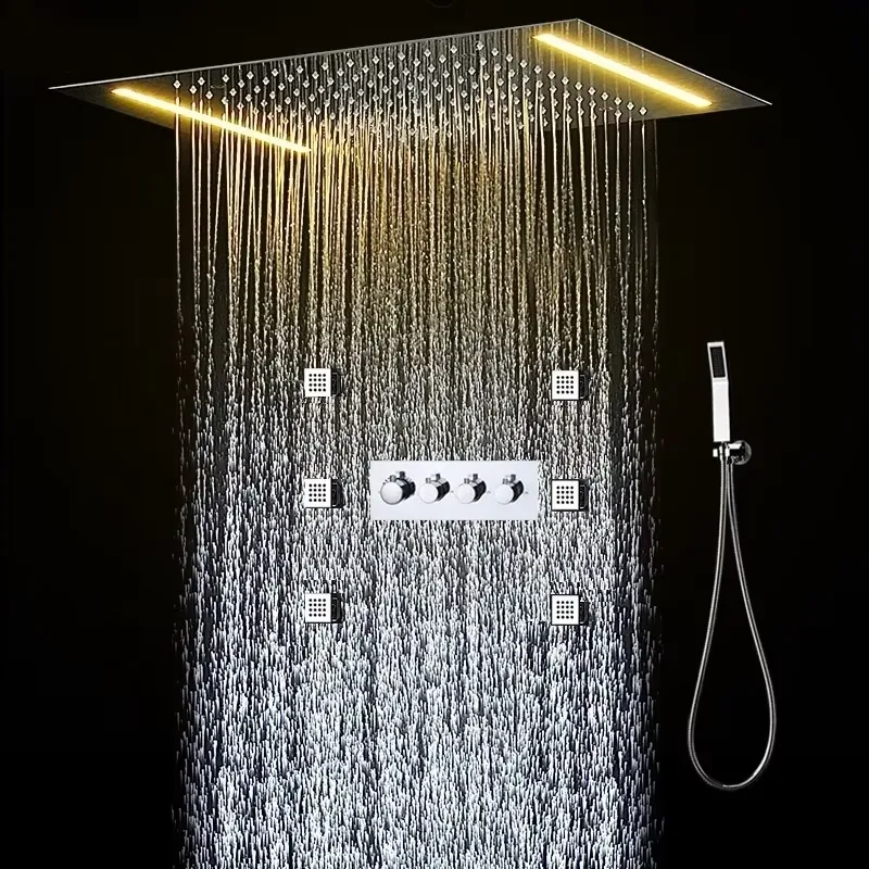 Moderno Conjunto de Grifería T - Shower Head Rain reseña y precio