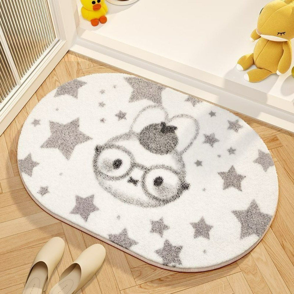 Alfombra de suelo con dibujos  - Home Edit Bathroom reseña y precio