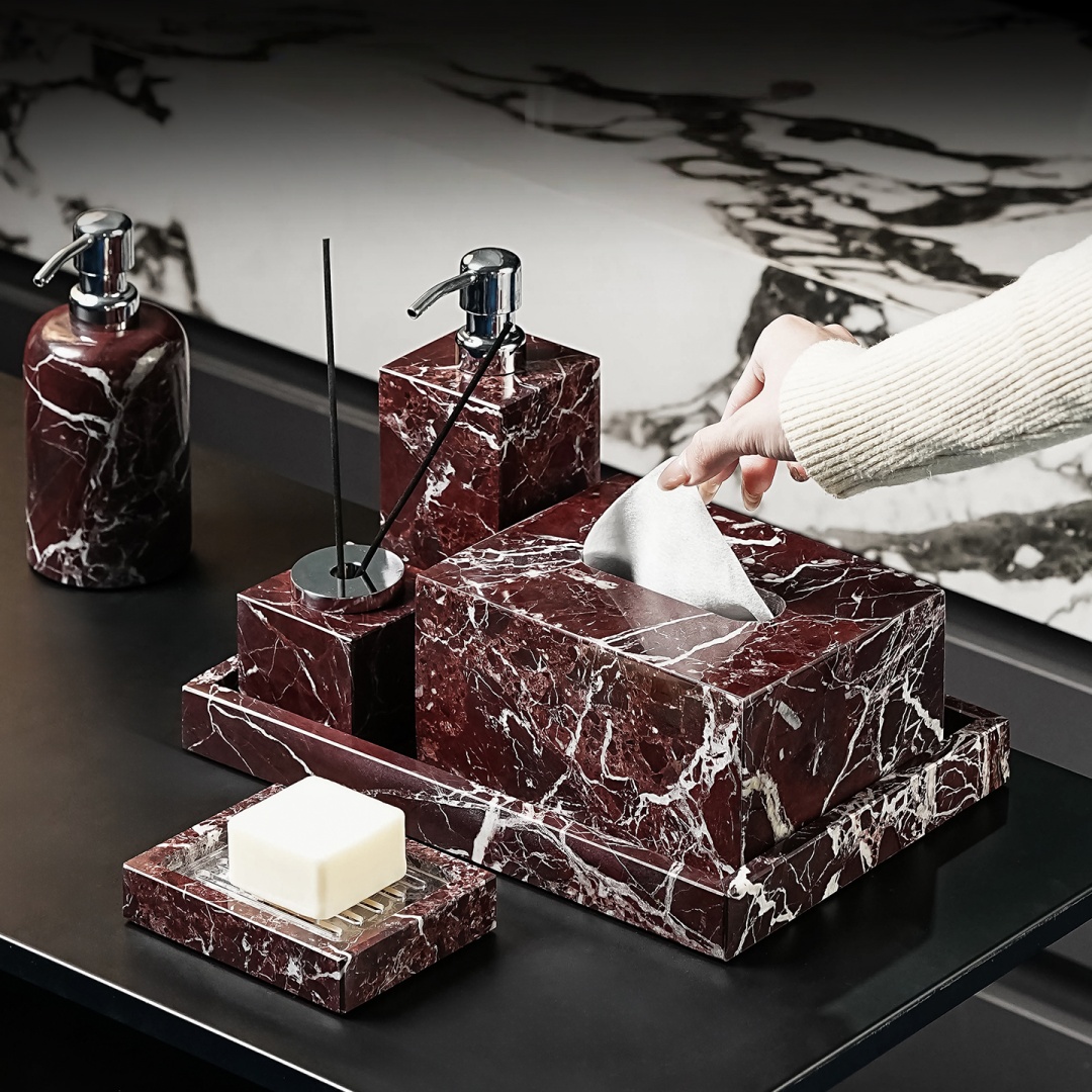 Accesorios de baño Rosa Levant - Tiny Home Bathroom Kit reseña y precio