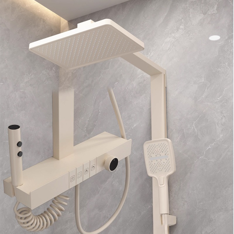 Juego de ducha digital con pre - Home And Bathroom reseña y precio