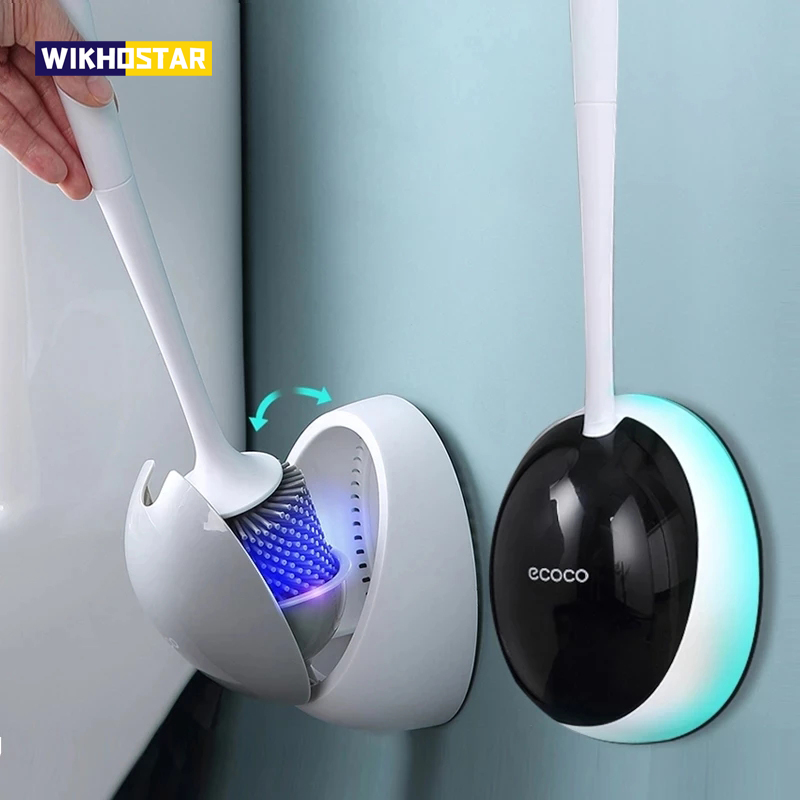 WIKHOSTAR-cepillo de silicona  - Toilet Brush Holder reseña y precio