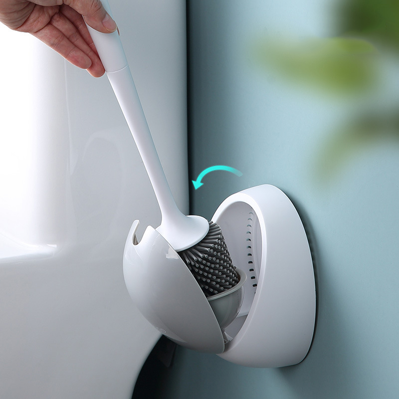 WIKHOSTAR-cepillo de silicona  - Toilet Brush Holder reseña y precio
