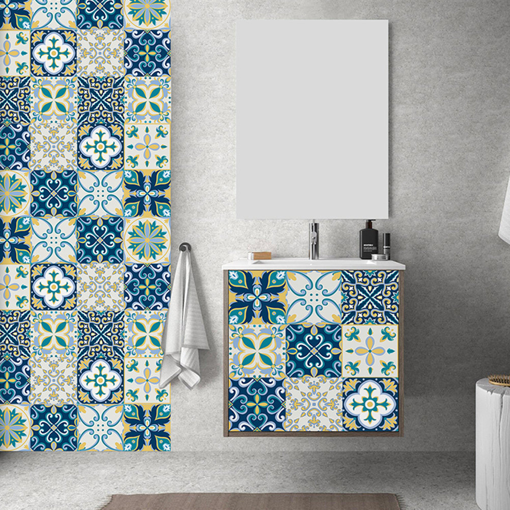 20 piezas de pegatinas de PVC  - Home Bathroom Tiles Design reseña y precio