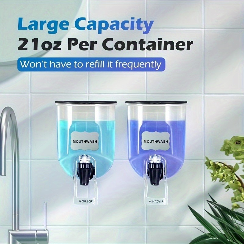 Dispensador de enjuague bucal  - Home Bathroom Accessories reseña y precio