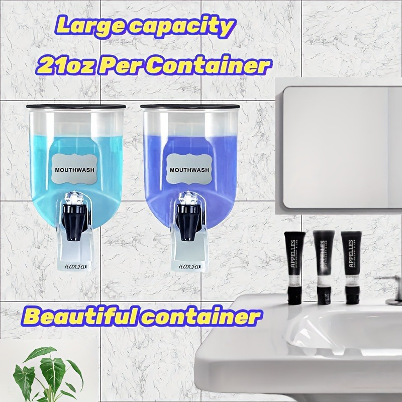 Dispensador de enjuague bucal  - Home Bathroom Accessories reseña y precio