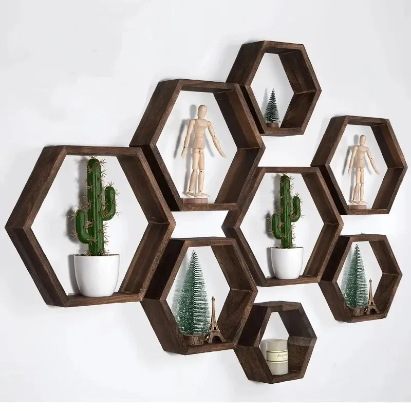 Estantes flotantes hexagonales - Home Bathroom Shelf reseña y precio