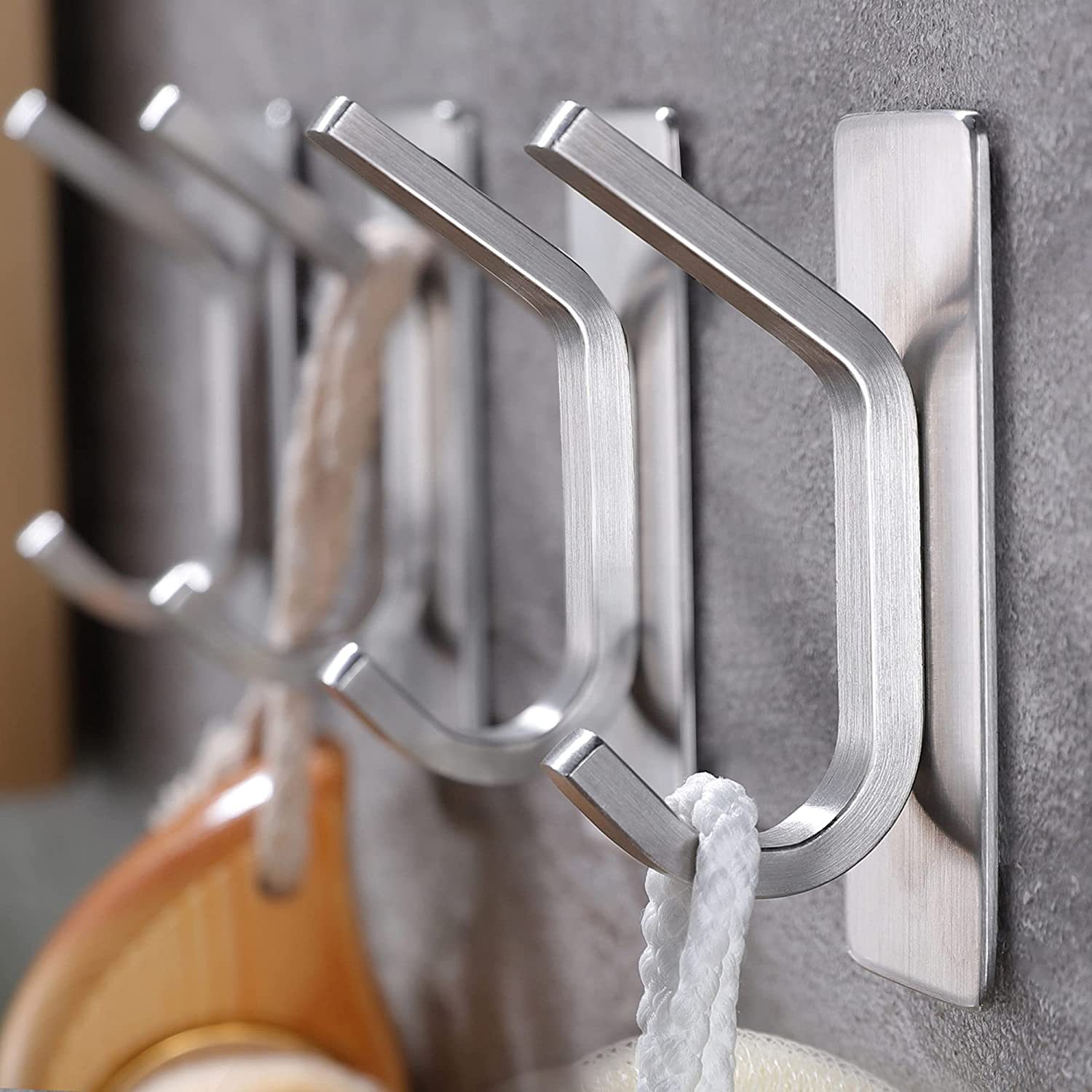 Ganchos de pared multiusos, ga - Robe Hook Adhesive reseña y precio