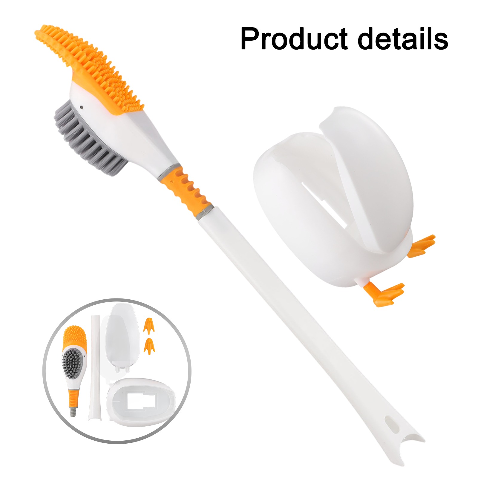 Cepillo de silicona para inodo - Toilet Brush Holder reseña y precio
