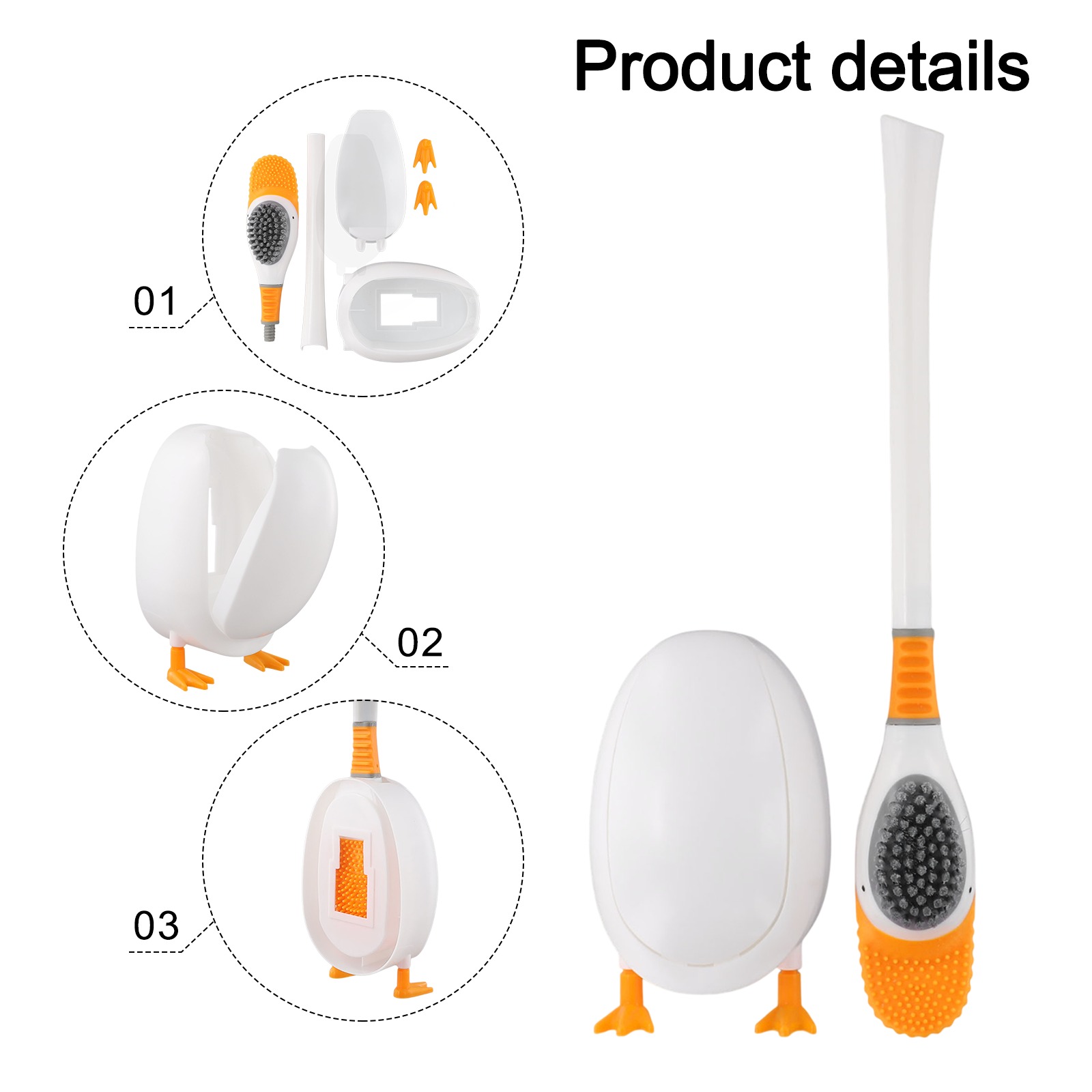 Cepillo de silicona para inodo - Toilet Brush Holder reseña y precio