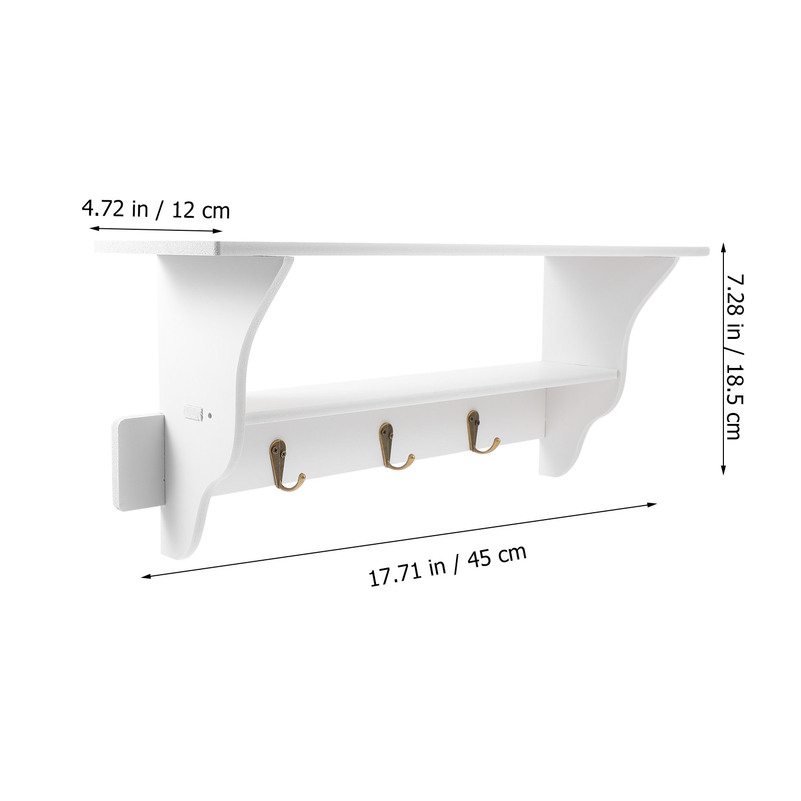Estante Flotante de Pared Blan - Home Bathroom Shelf reseña y precio