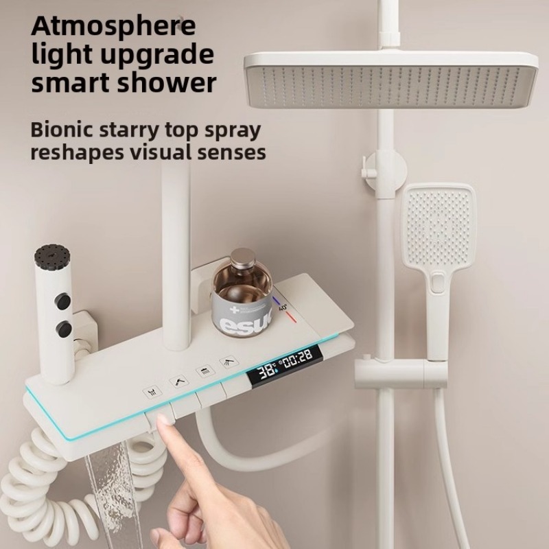 Juego de ducha termostático pa - Shower Head Rain reseña y precio