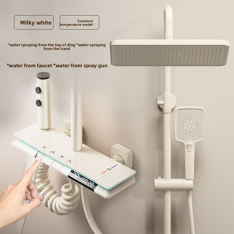 Juego de ducha termostático pa - Shower Head Rain reseña y precio