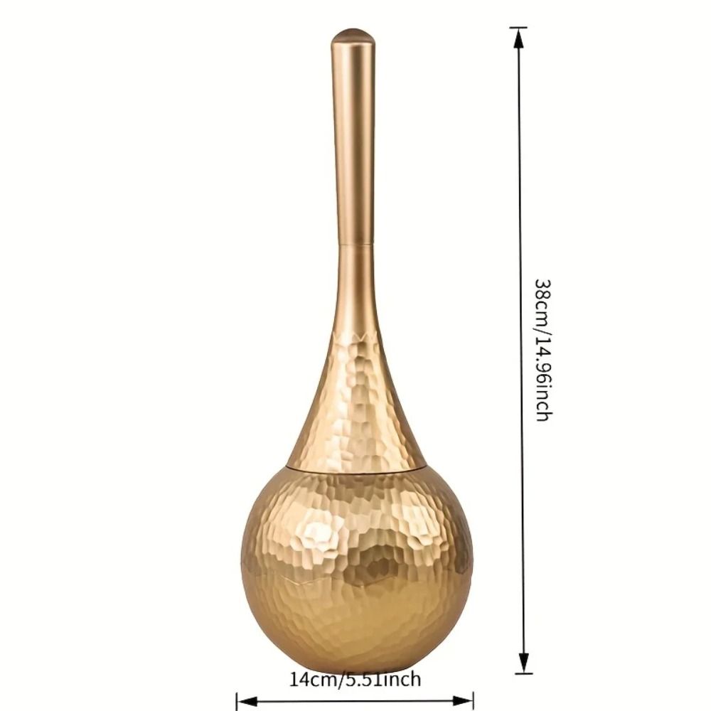 Cepillo de limpieza dorado de  - Toilet Brush Holder reseña y precio