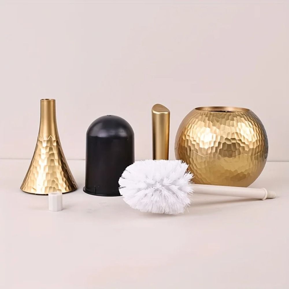 Cepillo de limpieza dorado de  - Toilet Brush Holder reseña y precio