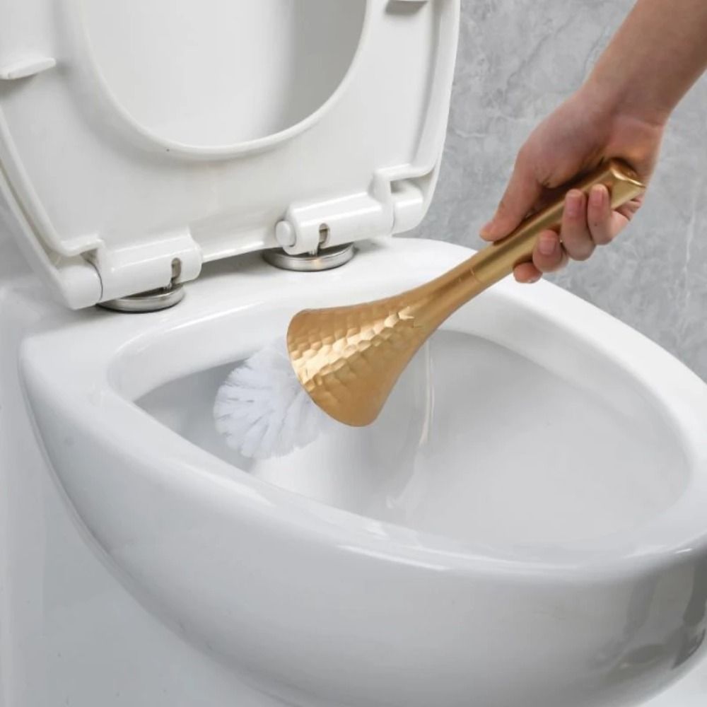 Cepillo de limpieza dorado de  - Toilet Brush Holder reseña y precio