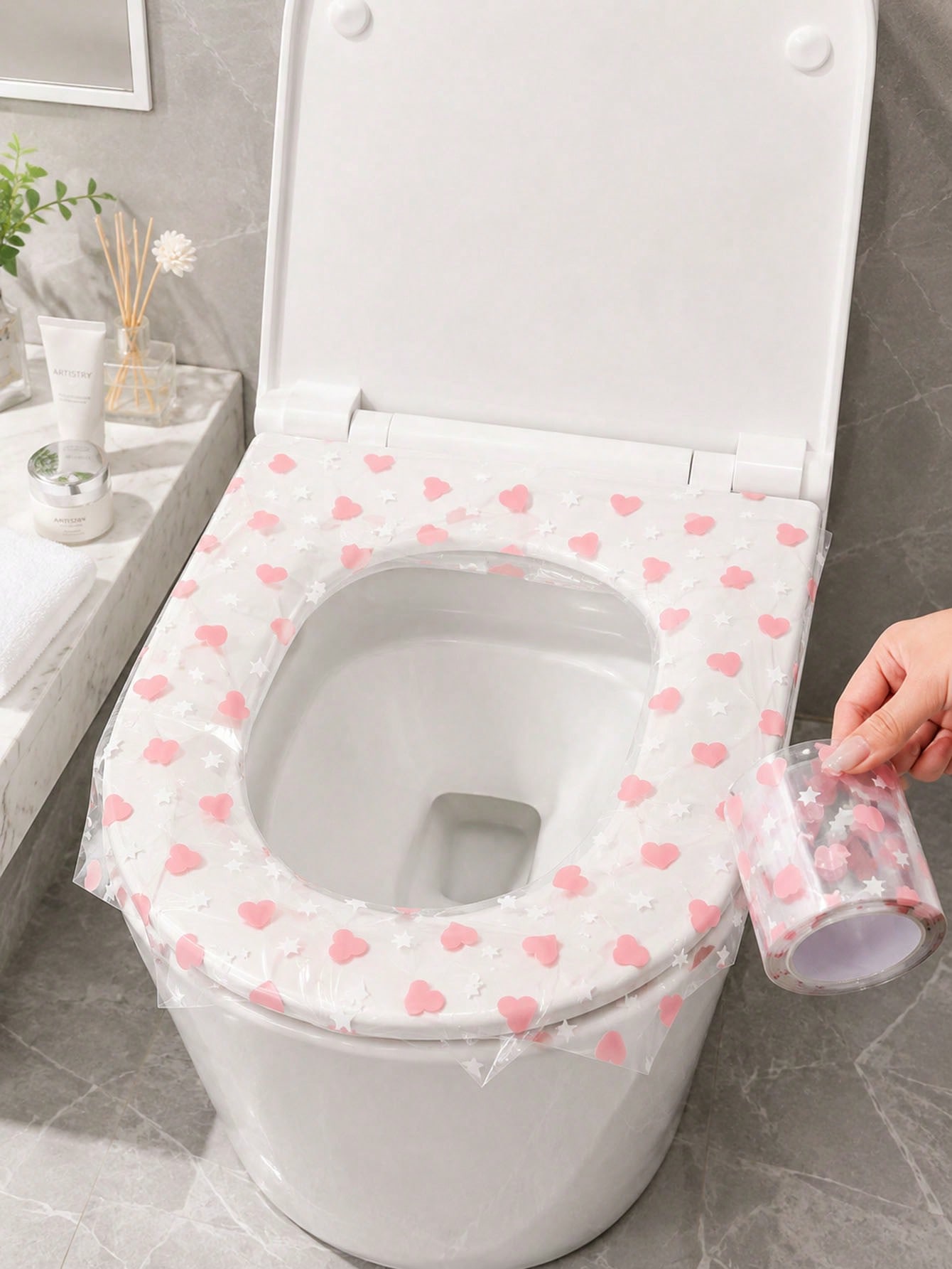 133 piezas/rollo de fundas des - Home Bathroom Accessories reseña y precio