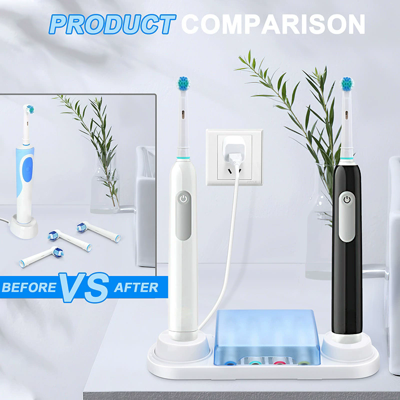 Soporte para cepillos de dient - Toothbrush Holder Set reseña y precio