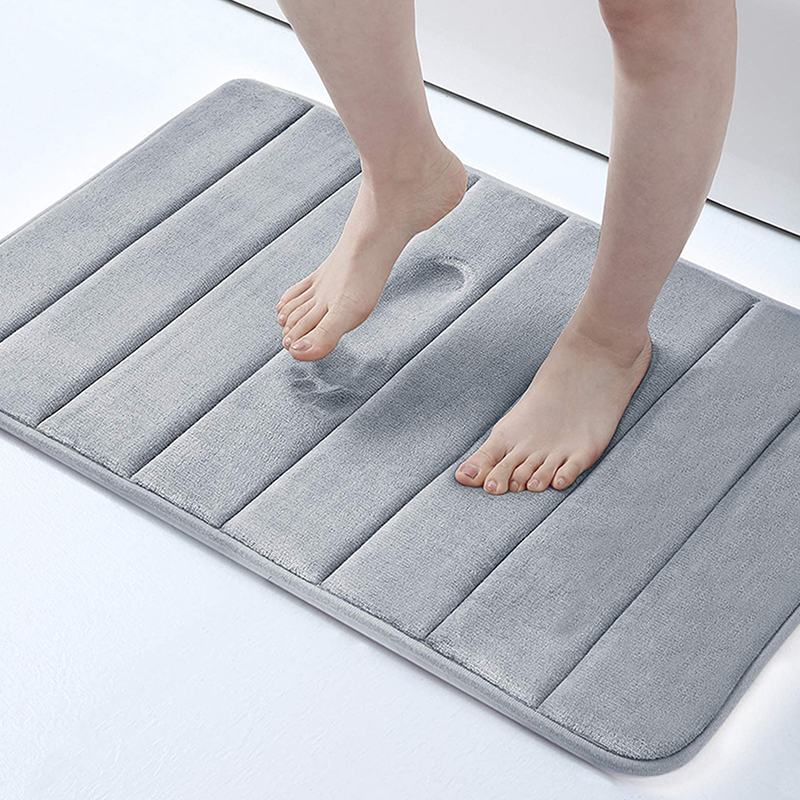 Alfombra antideslizante gruesa - Jet Home Bathroom Mats reseña y precio