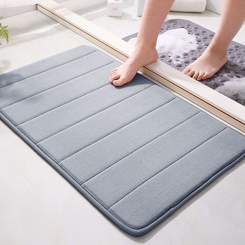 Alfombra antideslizante gruesa - Jet Home Bathroom Mats reseña y precio