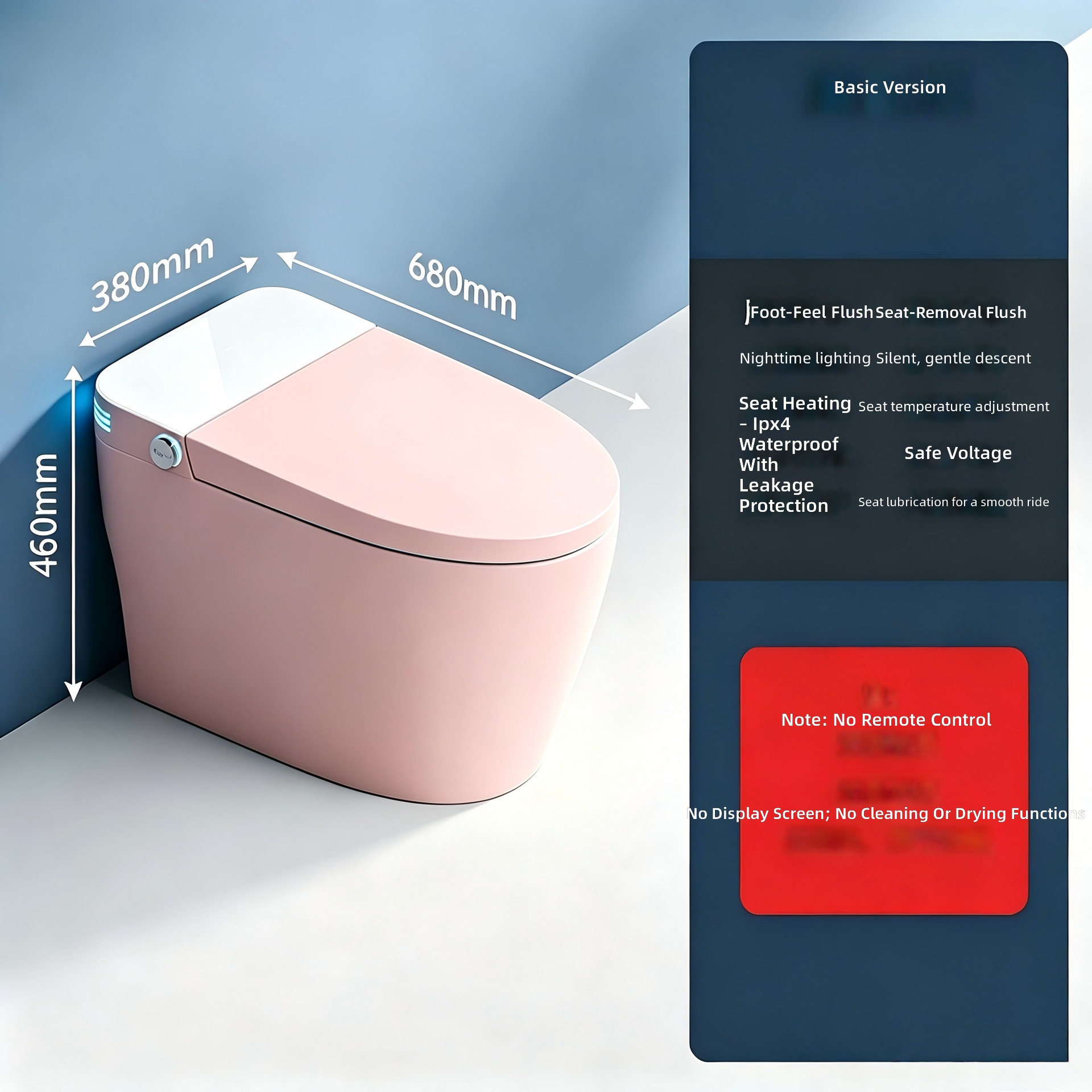 Inodoro Inteligente, Color Ros - Home And Bathroom reseña y precio