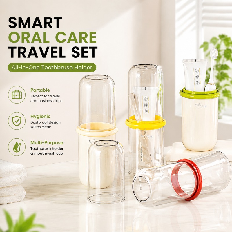 Juego de soportes transparente - Toothbrush Holder Set reseña y precio