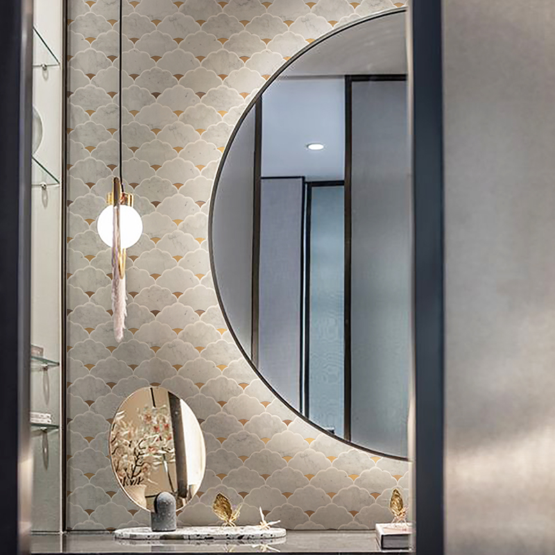 Azulejos de pared de mosaico d - Home Bathroom Tiles Design reseña y precio