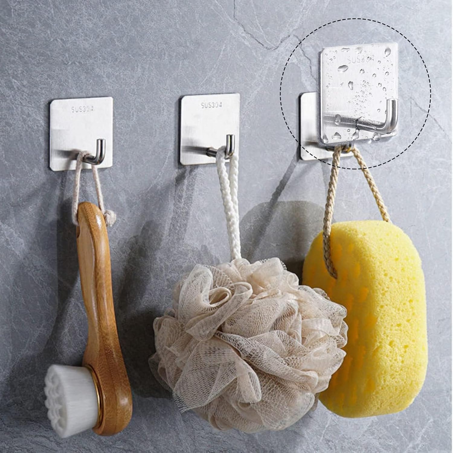 Ganchos autoadhesivos para toa - Robe Hook Adhesive reseña y precio