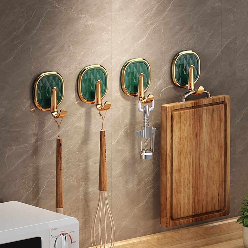 Ganchos de pared adhesivos fue - Home Bathroom Shelf reseña y precio