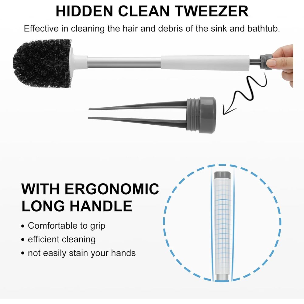 Soporte para cepillos de inodo - Toilet Brush Holder reseña y precio