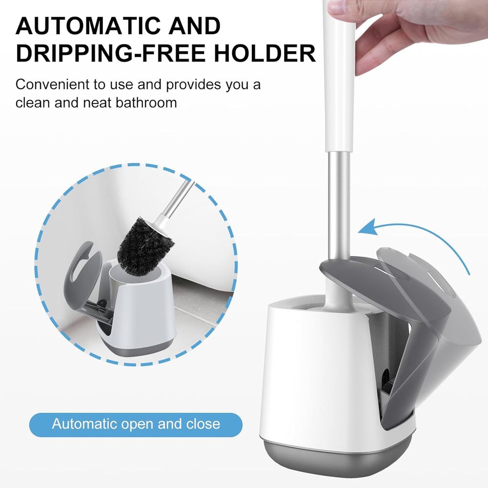 Soporte para cepillos de inodo - Toilet Brush Holder reseña y precio