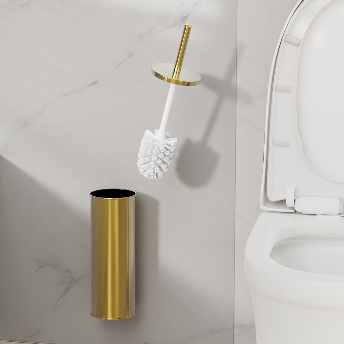 1 Juego de cepillos de baño de - Toilet Brush Holder reseña y precio