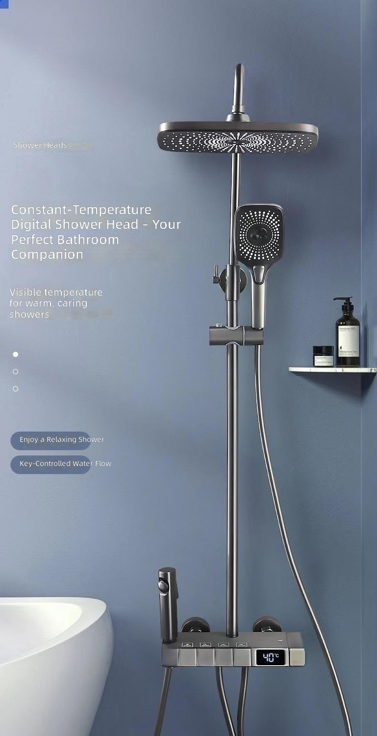 Juego de Ducha, Lujoso Sistema - Shower Head Rain reseña y precio